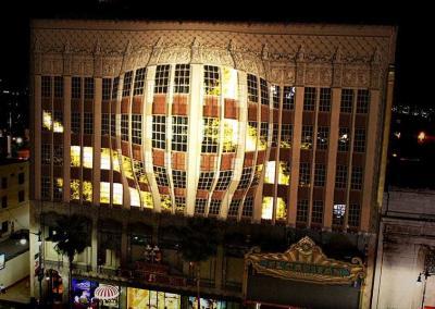3D mapping projection event image for ABC on the El Capitan, Hollywood, CA.